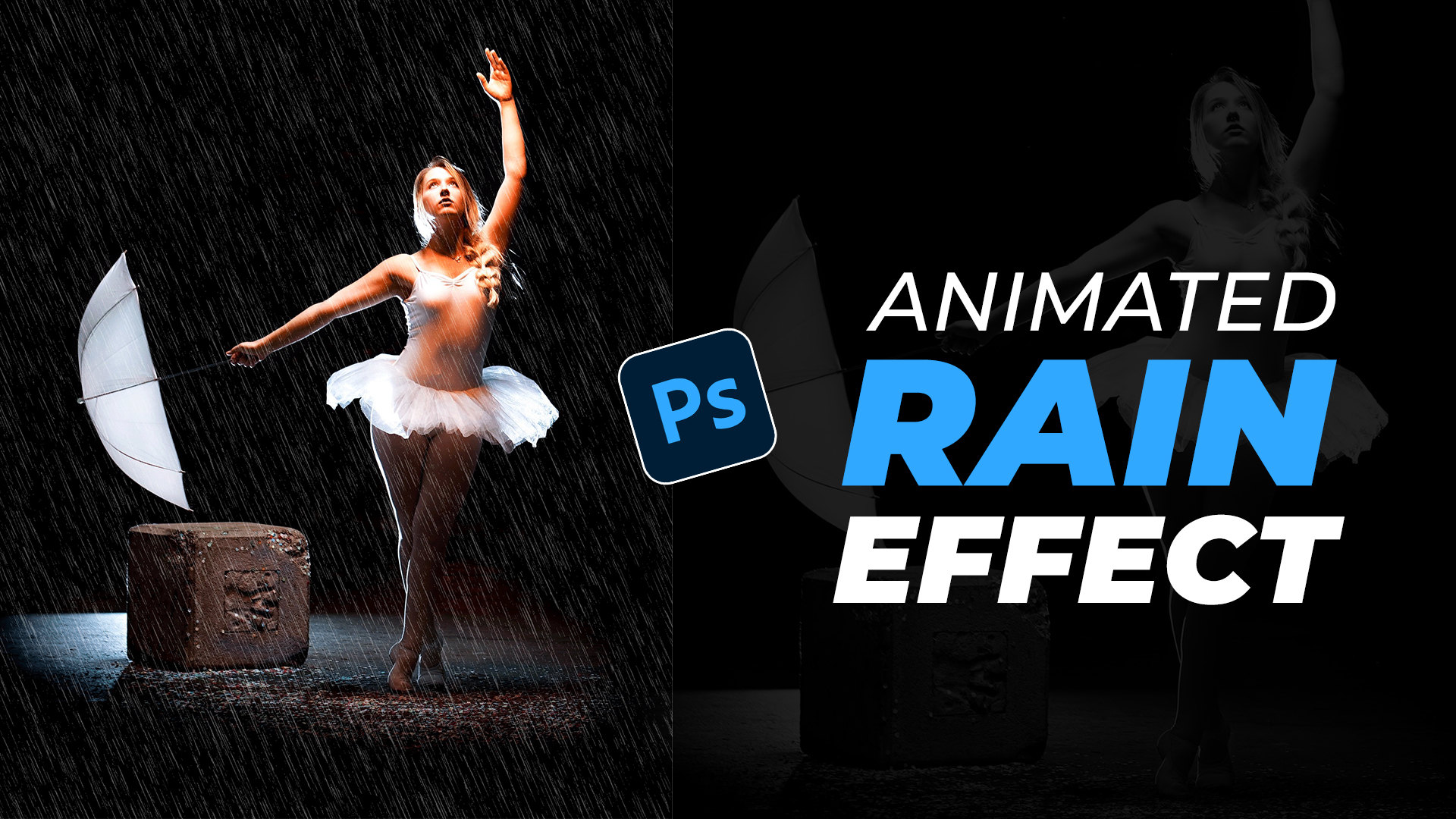 Animated Rain Effect in Photoshop