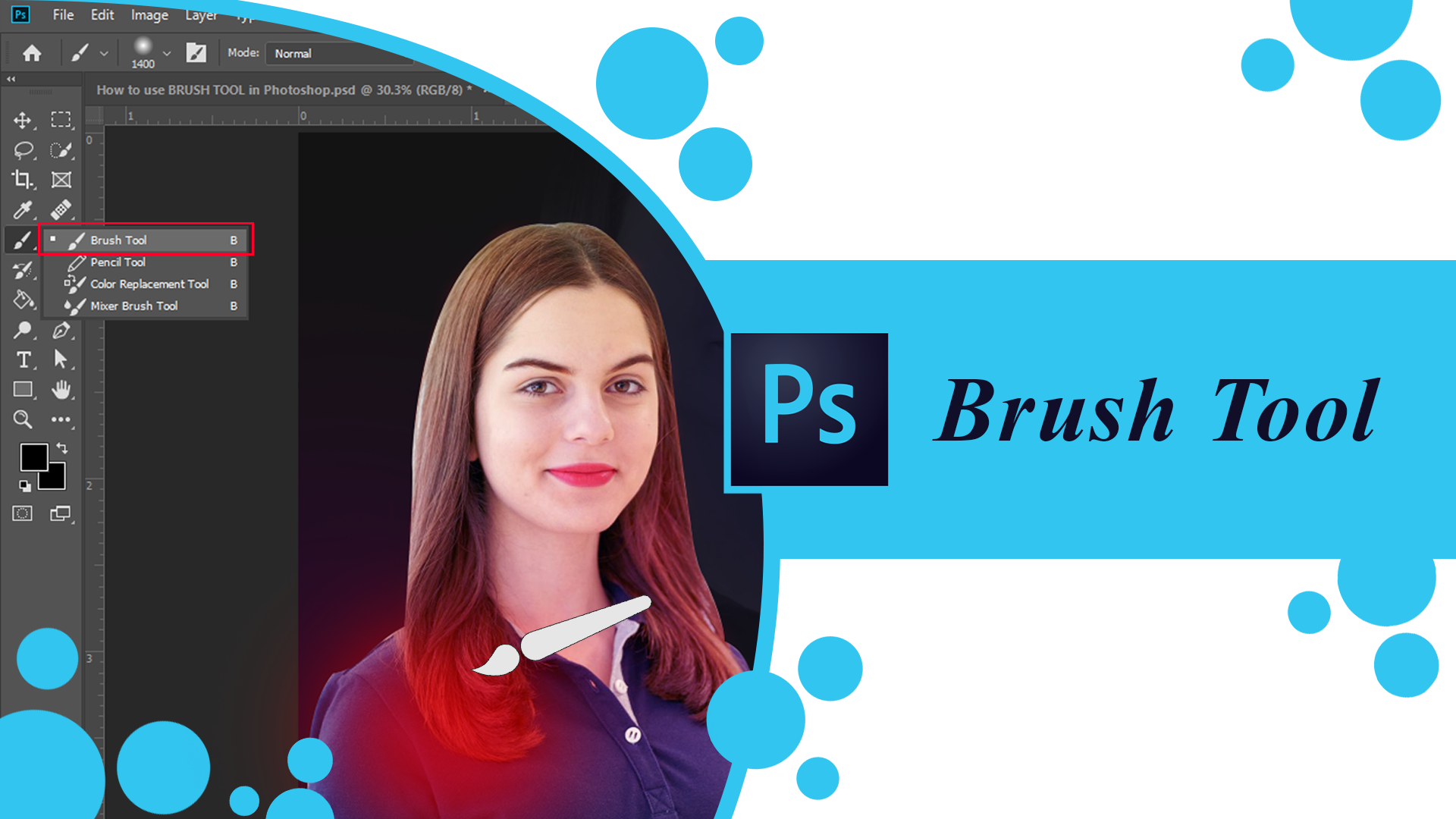 Brush Tool in Photoshop