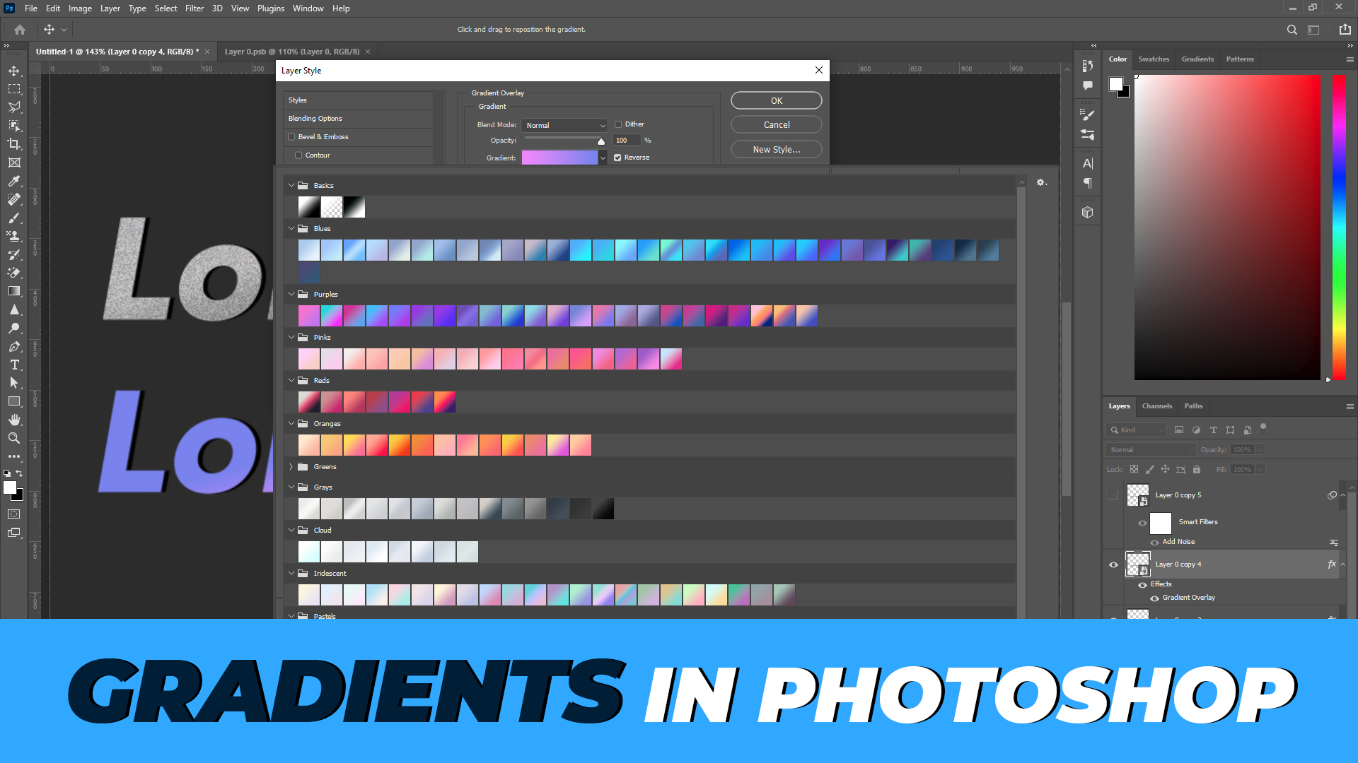 Gradient Effect in Photoshop